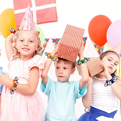 POPLAY Band Wrist Bells, 12 PCS, 6 Colors