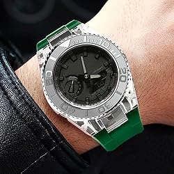 Neuupesen GA2100 Transparent Case with Metal Bezel