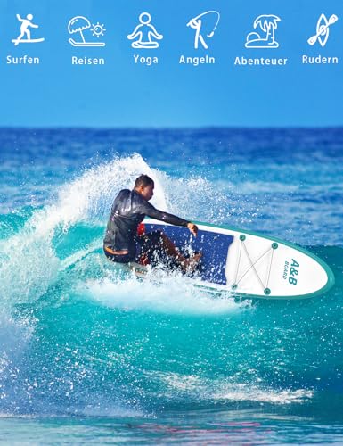 Tabla Paddle Surf Hinchable 320 cm con Accesorios Premium Sup,Paddle Board Surf para 2 Personas Principiante