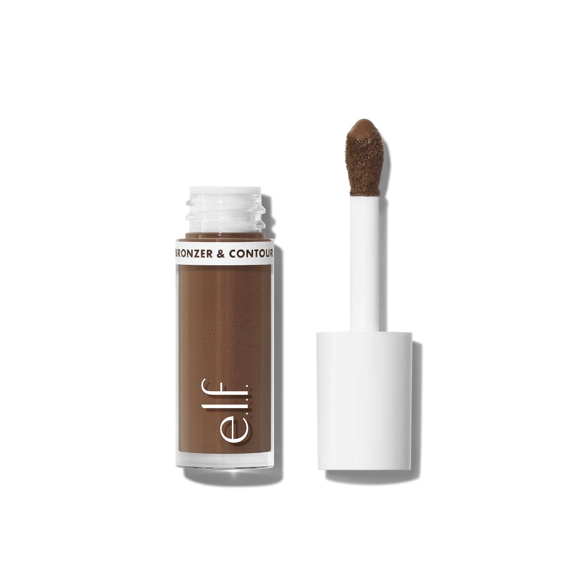 e.l.f. Camo Liquid Bronzer & Contour, Highly Pigmented, Natural-Looking Glowy Finish, Long-Lasting, Rounded Applicator, Vegan & Cruelty-Free, 4 Light/Medium