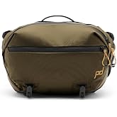 Peak Design Outdoor Sling 7L, Kelp, Padded Adjustable Shoulder Strap for Crossbody or Waist Carry, 10 Pockets, Ideal for Carrying Cameras and Essentials, Versatile Sling Bag for Men and Women