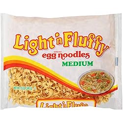 Light N Fluffy Medium Egg Noodles Pasta, 12 Ounce