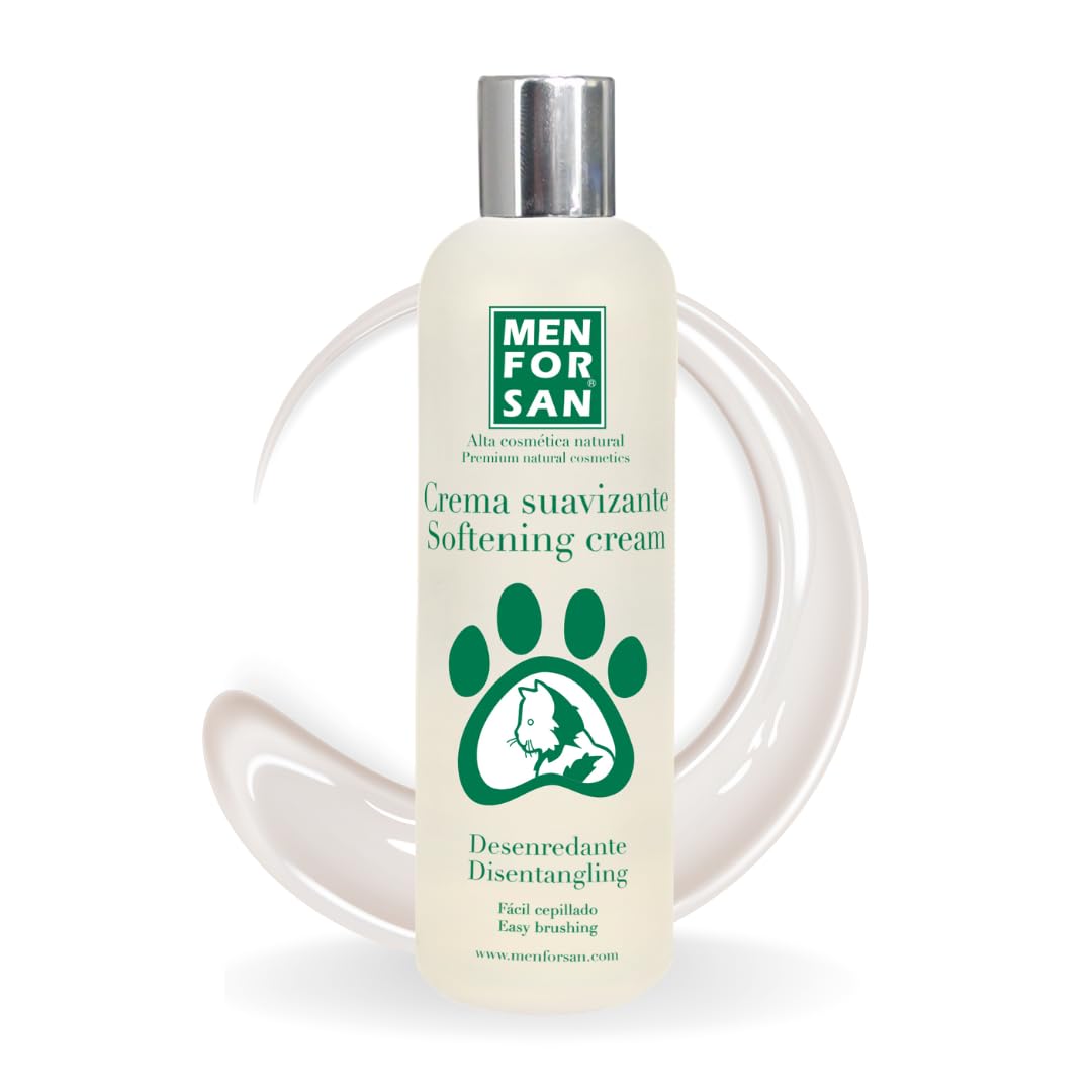 MENFORSAN Softening Detangling Cream for Cats | Detangling conditioner | Makes brushing easier | Silky and Shiny Coat | 300ml