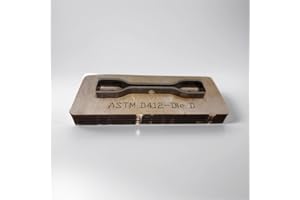 HPYTOOL Dumb-Bell Shape Dies Cutter for ASTM/ISO/JIS Standards for Rubber/Vulcanized/thermoplastic/Film Specimen Test utilizing Tensile Tear Stress Testing Machine (ASTM D412-Die D)