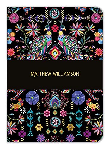 Matthew Williamson Pampas Peacock A5 Luxury Notebook