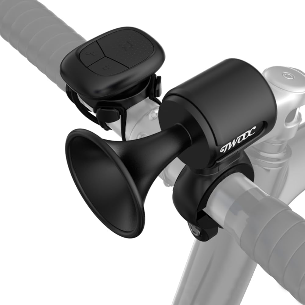 Photo 1 of LESOVI Electric Bike Horn, 120dB Electronic Bicycle Bell with 300mAh Rechargeable Battery Operated/IPX5 Waterproof, Loud Bike Bell for Adults/Kids (EH-2PRO)