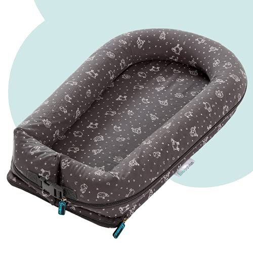 hiccapop Daydreamer Inflatable Portable Baby Lounger for Newborn Baby