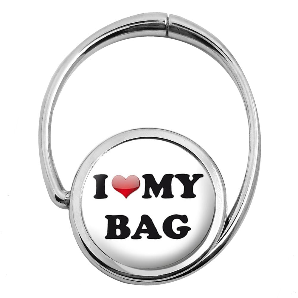 Miss Kha - Folding “I Love My Bag” Bag Hook