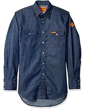 Men's Flame Resistant Western Two Pocket Snap Shirt