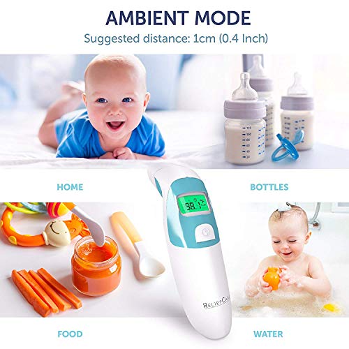 [Upgraded 2021] Digital Forehead and Ear Infrared Thermometer Dual Mode