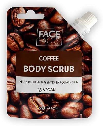 Face Facts Coffee Dry Exfoliating Scrub 99% Natural Dirt Impurities Vegan 50g