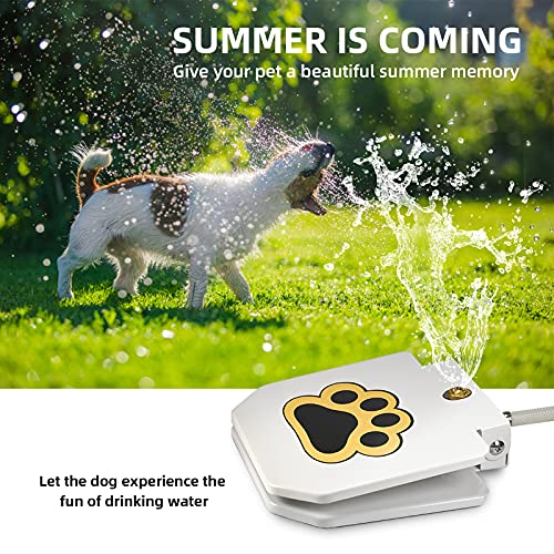 Videosystem Dog Fountain Dog Sprinkler, Outdoor Dog Drinking Water