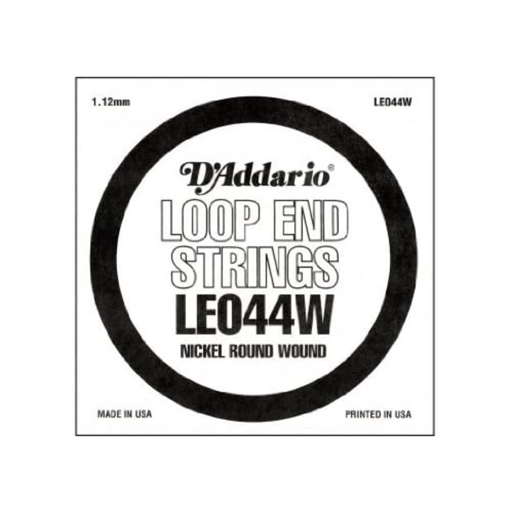 D'Addario .044 Nickel Wound Loop End Single String — image 1
