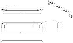 Jeffrey Alexander 264-192DBAC Alvar Cabinet