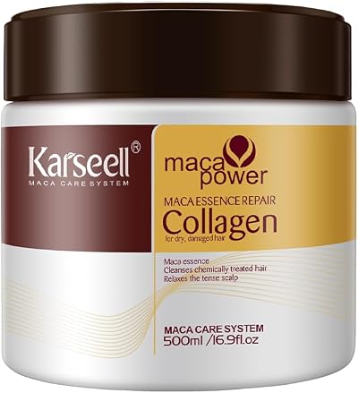 Karseell Collagen Hair Mask Maca Power 500ml Deep Repair Dry Hair