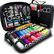 SEWING KIT for Adults with over 100 Easy-to-Use Premium Sewing Supplies & 24-Color Threads, a Needle &