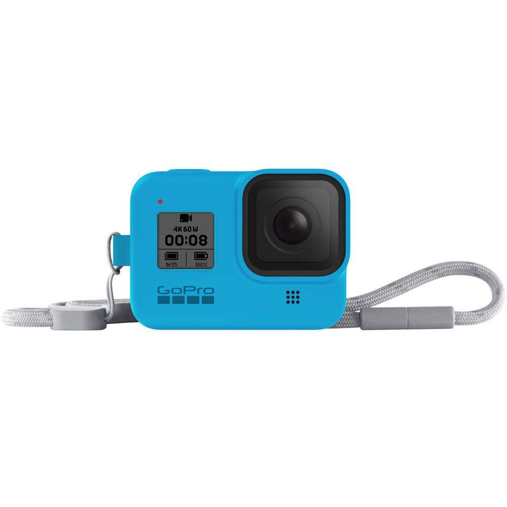 GoPro AJSST-003 Sleeve + Lanyard for Hero8 Black - Bluebird (Official Accessory)