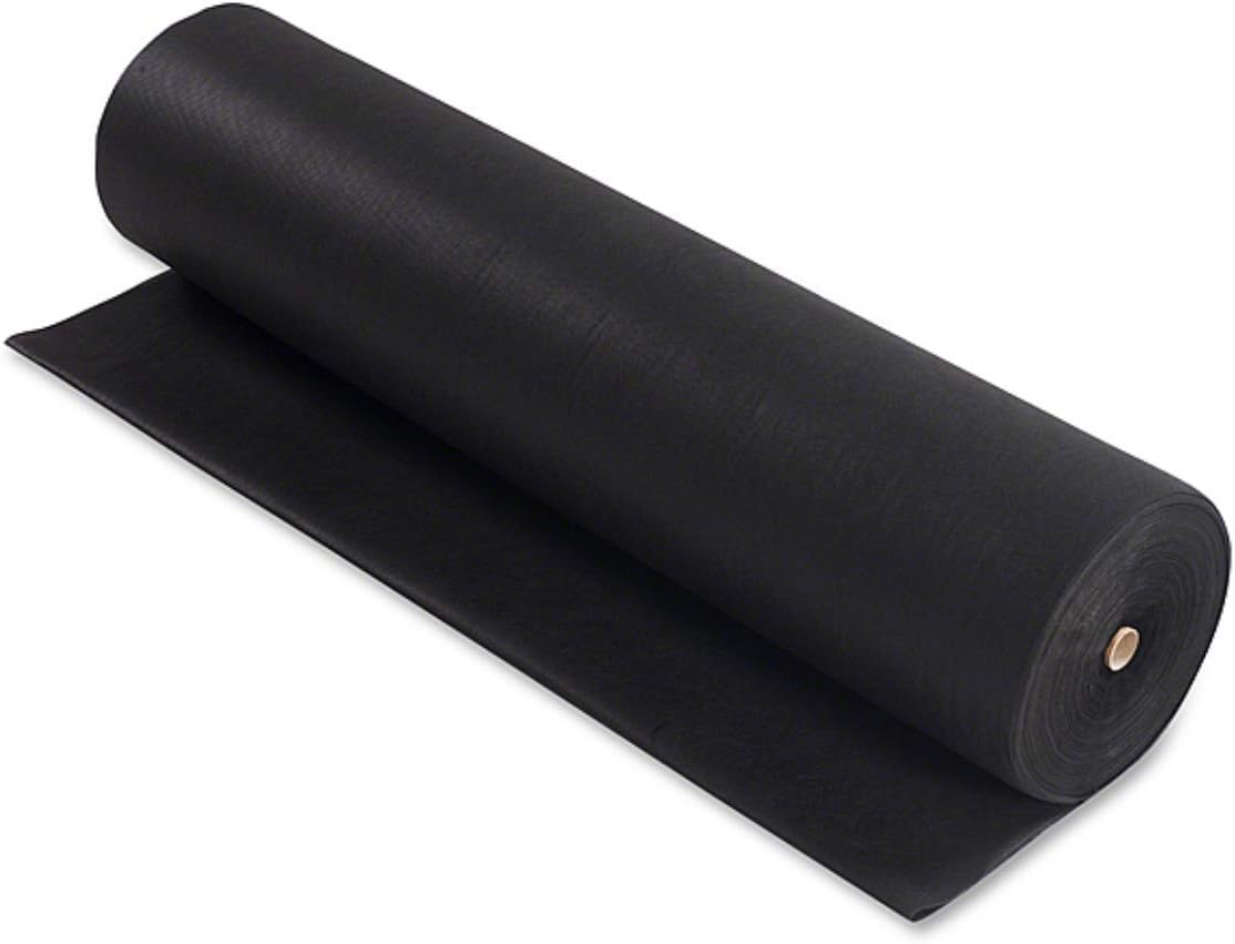 Black Corovin Upholstery Lining Fabric Base Cloth Dipryl Spun Bond Liner 70gms - 54" Width (1 Metre)