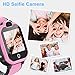 4G Kids Smartwatch, Child GPS Tracker Watch with SOS/Video Chat/2-way Call/Bluetooth/WiFi/Flashlight, Waterproof Phone Watch for Girl Birthday Gift(Pink)