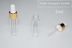 Hustar Small Dropper Bottle, 10pcs 5ml Mini Sample