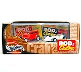 Dean Jefferies' MANTA RAY & Bob Tindle's ORANGE CRATE * Limited Edition * Hot Wheels 2002 ROD & CUSTOM MAGAZINE 1:64 Scale 2-Car Box Set