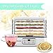Food Dehydrator, Electric Digital Food Dehydrator Machine for Jerky, Fruit, Vegetables & Nuts, Vegetable Dryer with Timer and Temperature Control, Homeleader Food Dehydrator with Five Trays, LCD Display Screen, K33-022
