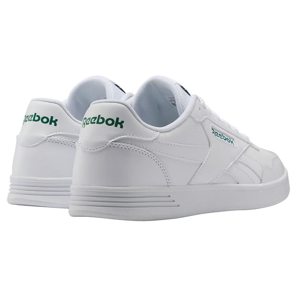 Reebok Unisex Court Advance Sneaker,Ftwwht Ftwwht Clogrn,43 EU 5