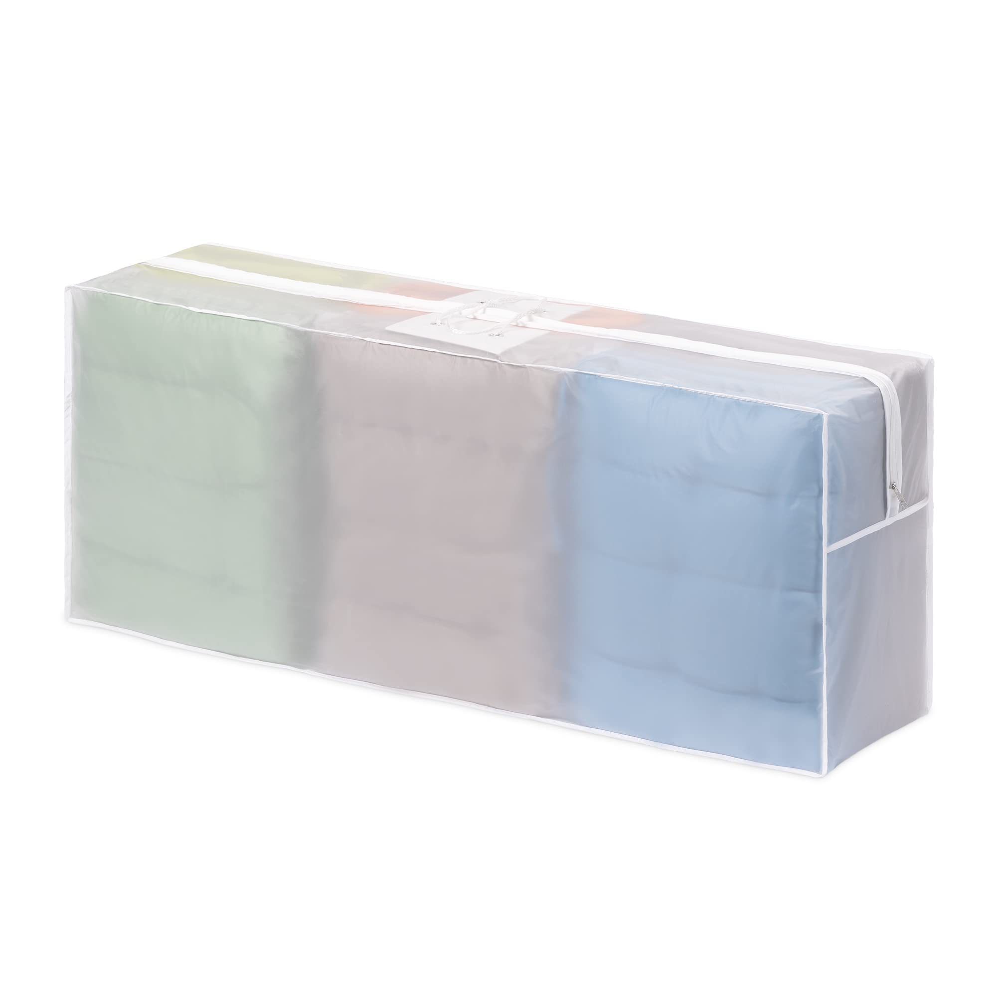 JEMIDI Garden Cushion Storage Bag - 125 x 30 x 50cm - Large Lightweight Storage Bag for Outdoor Furniture Cushions with Handles and Zip