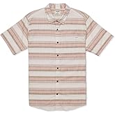 Lido Stripe Short Sleeve Shirt by Hurley Color Bone Size Large