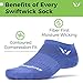 Swiftwick ASPIRE ZERO, No-Show Socks for Running, Lilac, Medium