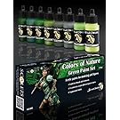 Scale 75 Scale Color Green Paint Set, Colors of Nature.