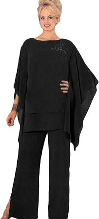 Plus Size Pants Suits Evening Wear 