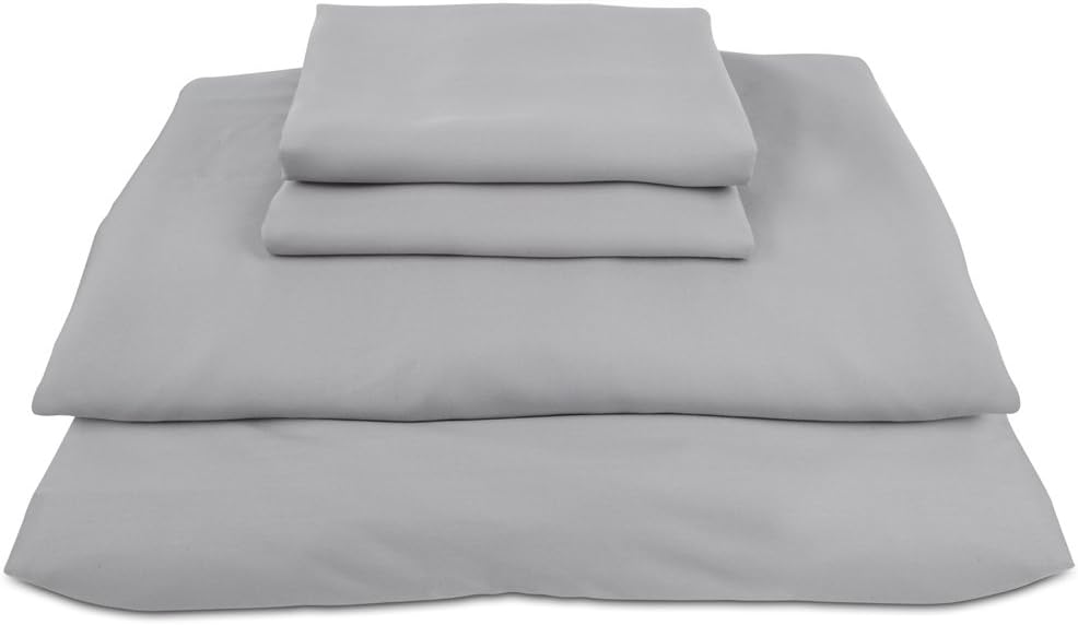 Bamboo Sheets INTERNATIONAL Premium 100% Viscose Bamboo Sheet Set in King Grey/Silver. BSI-K-SLV. Luxury Bamboo Bed Sheets with deep Pocket Design are The Perfect Pillow top Mattress Sheets.