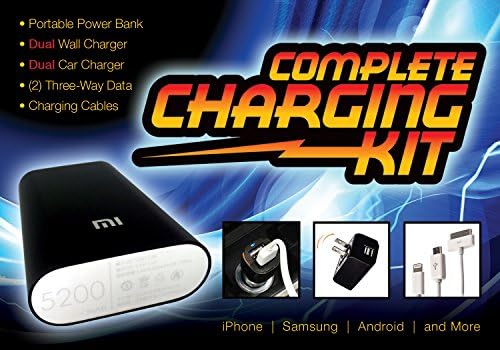 COMPLETE CELL PHONE CHARGING KIT (BUNDLE)