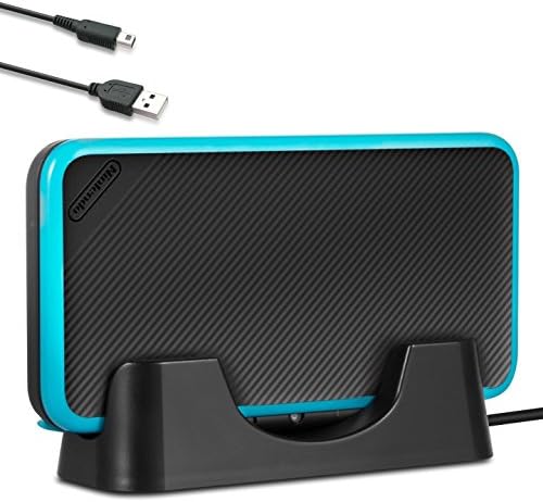 FancyWolf Nintendo New 2DS XL Charging Dock Station Stand With USB Cable