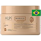 Felps Professional Deep Conditioning Hair Mask for Damaged and Dry Hair Treatment with Marula oil for Frizz, Humidity shield