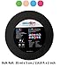 Black Kinesiology Tape Uncut Roll - Bulk Jumbo Clinical Size Recovery Sports Athletic Injury Therapeutic Support PRO Physio Therapy (35 mt x 5 cm / 114.8 ft x 2 in) kinesio-Tapes kinesiotapes