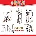 Maze of Marbles 125-Piece Marble Run Toy Set - Educational Building Block Play Track Game – STEM Construction Learning Toys for Kids 4 5 6 Years Old + 25 Glass Marble Balls with Storage Box Container