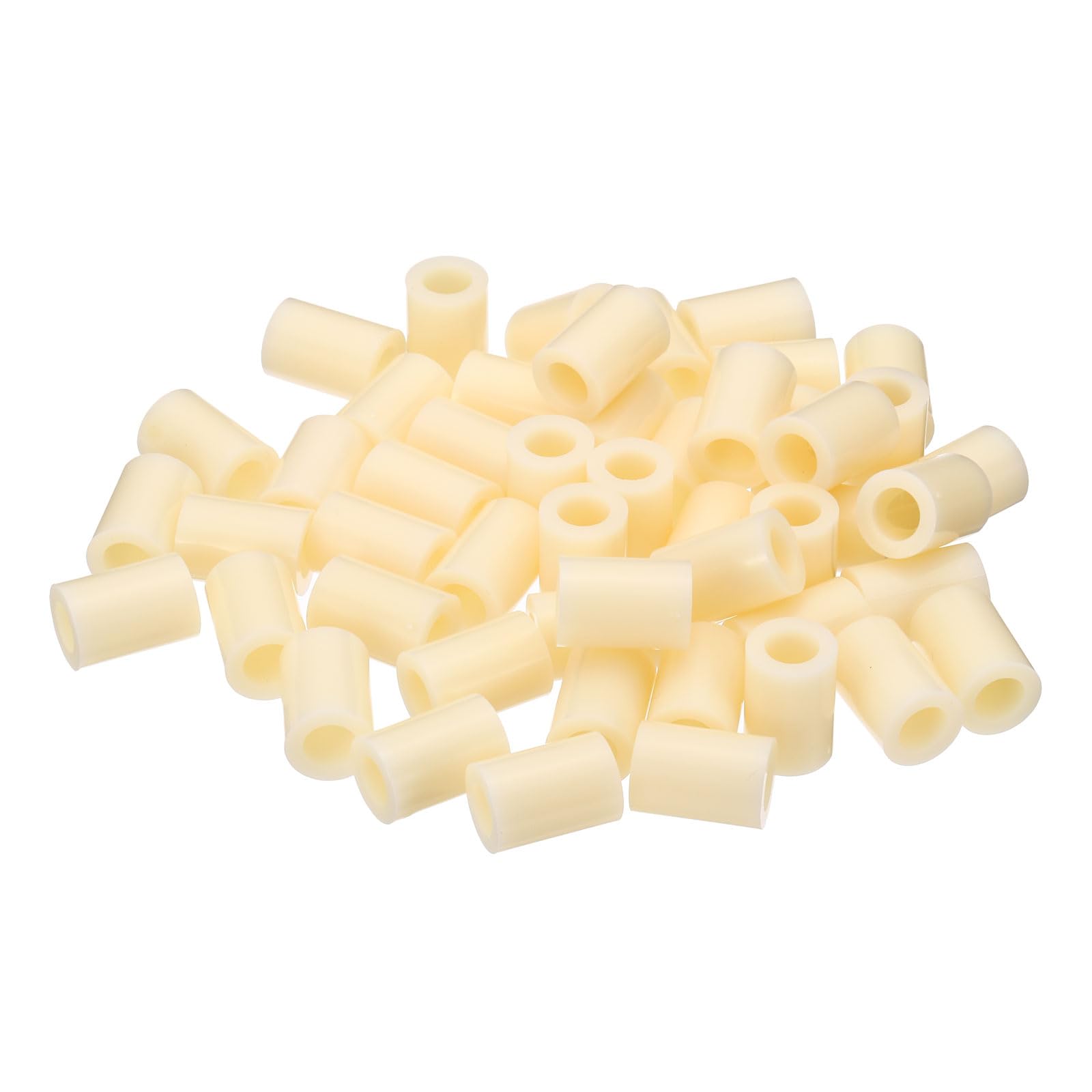 PATIKIL M8 Round Spacer Washer Set, 50 Pcs 8.2mm ID, 14mm OD, 20mm Length Plastic Standoff for M8 Screws — image 1