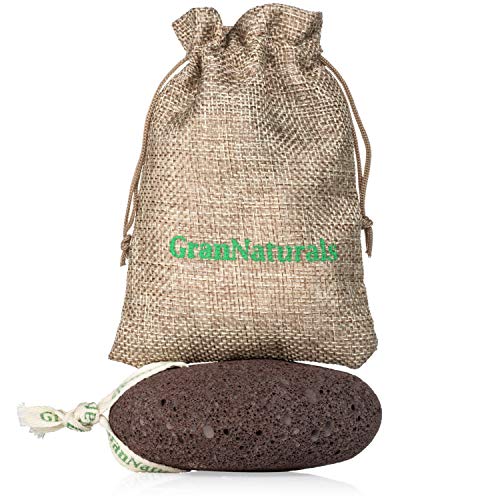 Pumice Stone for Feet, Hands, Heel, Toes - Foot Scrubber, Exfoliator, Sander for Dead, Dry & Cracked Skin - Corn & Callus Remover - Natural Exfoliating Earth Lava Pedicure Tool for Healthy Feet
