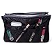 Magik 2 Pack Travel Insert Handbag Purse Large Liner Organizer Tidy Bags Expandable 13 Pocket Handbag Insert Purse Organizer with Handles (.Black.)