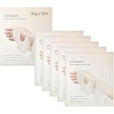 mixsoon Bean Collagen Hydrogel Mask Hydration All-In-One Firming, Soothing Gel Formula Face Mask for Radiant, Smooth Skin Stocking Stuffers 35g / 1.18 fl.oz. (5ea) Korean Glass Skin Care