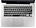 XSKN Hebrew Language Keyboard Cover Silicone Skin for 2015 and Earlier Released MacBook Air,MacBook Pro 13 15 17 Inch US and EU Version (Black)