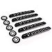 HOZAN 5pcs/Set Aluminum Door Handle Inserts with Star Push Button Knobs Cover Trim Compatible with 2007-2017 JK Unlimited 4 Door
