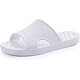 shevalues Shower Shoes for Women with Arch Support Quick Drying Pool Slides Lightweight Beach Sandals with Drain Holes