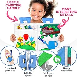 QUIET BOOK for Kids - Interactive Felt Busy Book