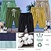 XinYangNi Women's Outdoor Casual Elastic Waist Knee Length Curling Bermuda Shorts with Drawstring
