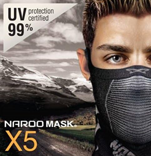 Naroo X5 Multi-functional Sports Mask for 4 seasons Red