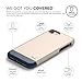 elago iPhone 7 Case [Glide][Champagne Gold/Jean Indigo] - [Multi-Option Case][Military Drop Test Certified][Sophisticated Shock Absorption] - for iPhone 7