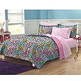 My Room Neon Leopard Ultra Soft Microfiber Girls